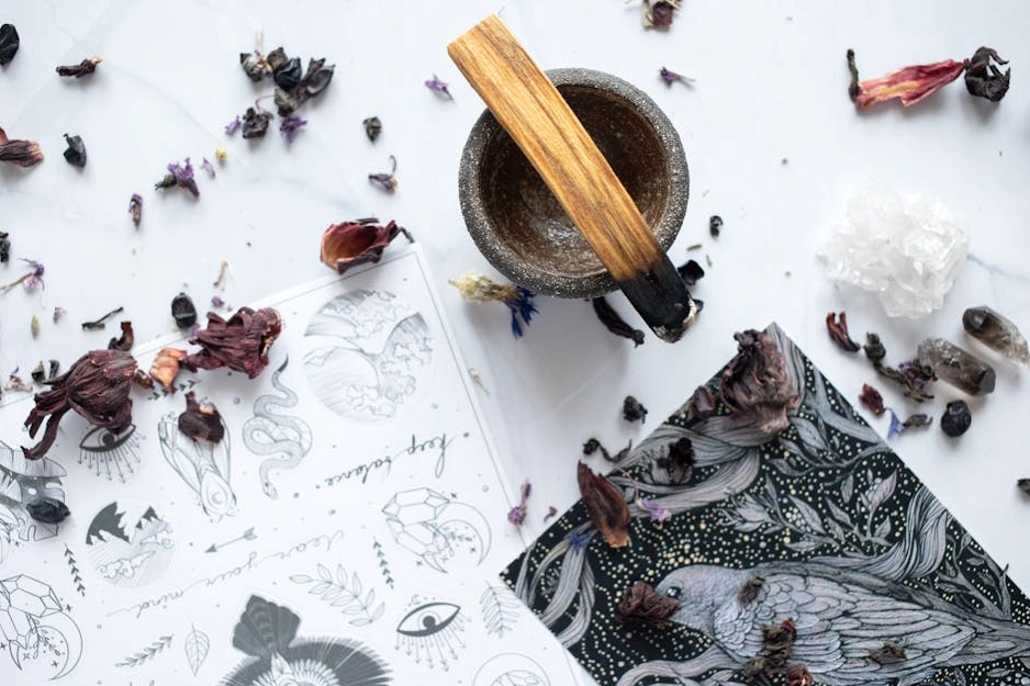 A designer sketching fashion concepts in a modern studio.